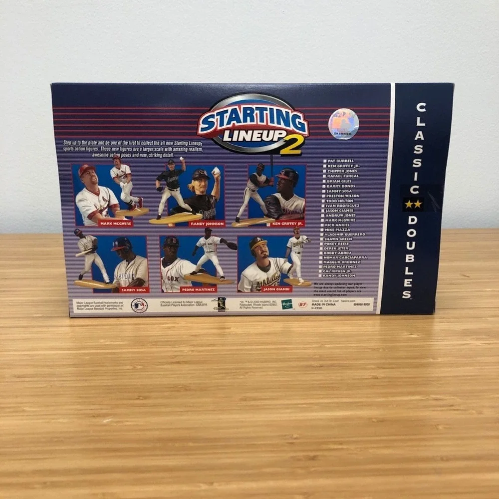 Hasbro Starting Lineup 2‎ Classic Doubles Hudson Maddux MLB Figures Blue Set